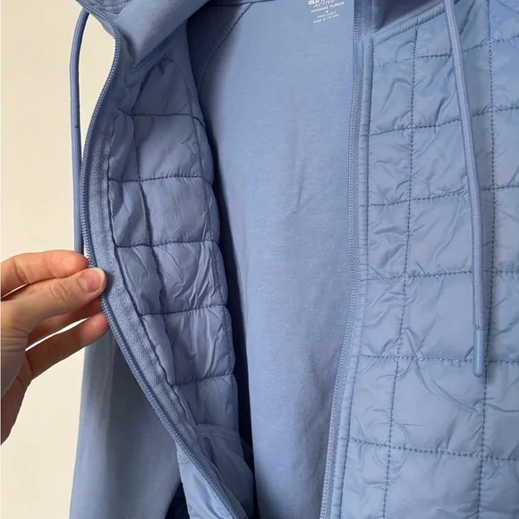 Old Navy Active Light Blue Fleece Jacket - Picture 9 of 9